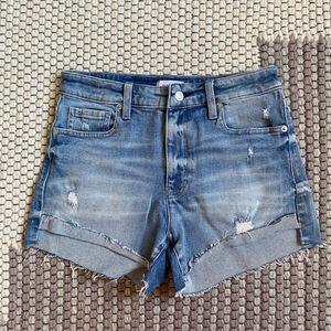 NWOT Pistola Distressed Denim Shorts Size 27 Blue